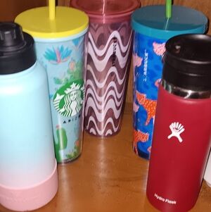 Starbucks And HydroFlask Tumbler and Bottle Collection